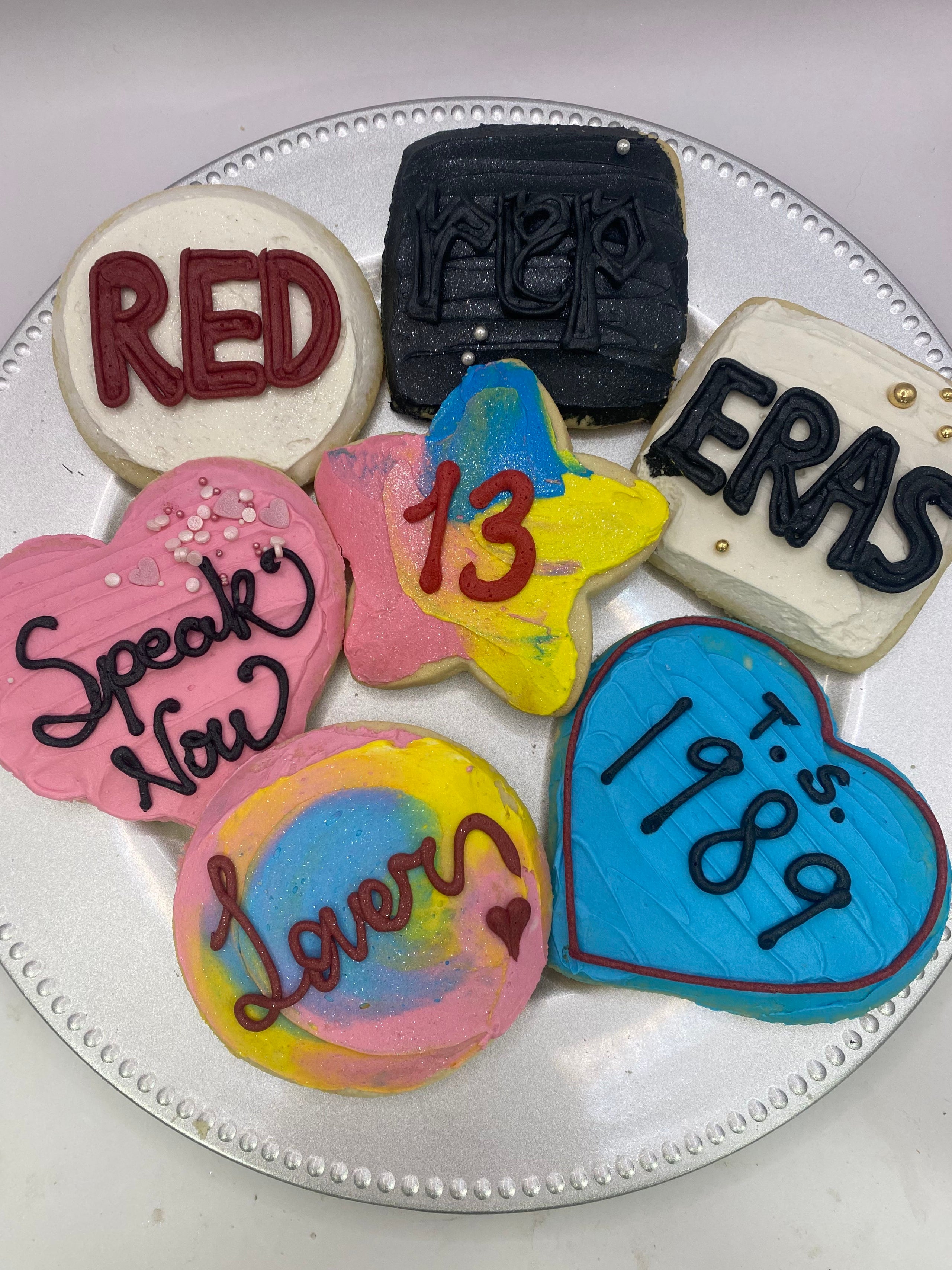 Taylor Swift Eras Iced Sugar Cookie, Dairy Free | Gluten Free Bake Shop